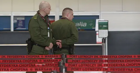 Жарт про бомбу у варшавському аеропорту коштував жінці рейсу та 500 злотих штрафу