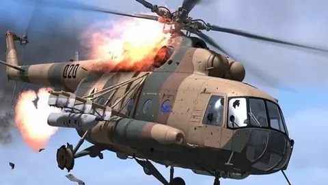 Дрони уразили Мі-8 та Мі-35 на авіабазі в Таганрозі