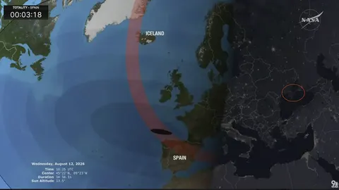 NASA показало анексований Крим територією РФ під час трансляції затемнення