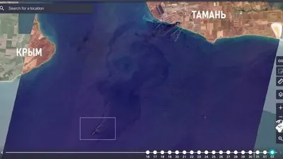 Супутники виявили 80-км пляму в Чорному морі біля Криму