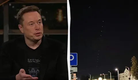 Над РФ помітили аномальну активність Starlink після нагородження Маска